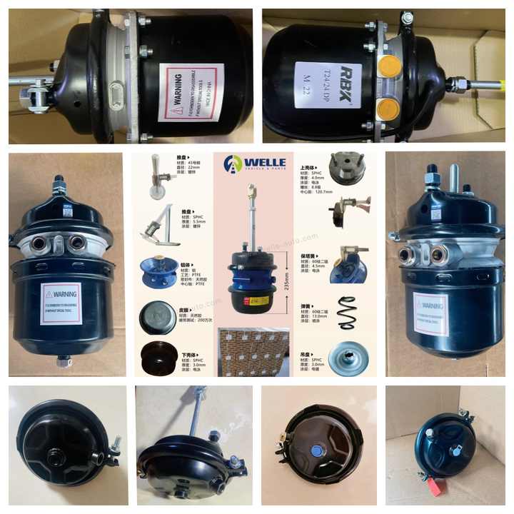 Factory Supply T3030DD Single Double Air Brake Chamber for Heavy Duty New Steel Trailer Truck at Good Price